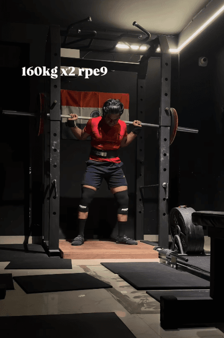160kg x2 · RPE 9